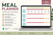 Meal Planner Google Sheets Template