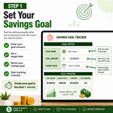 Savings Tracker Google Sheets Template